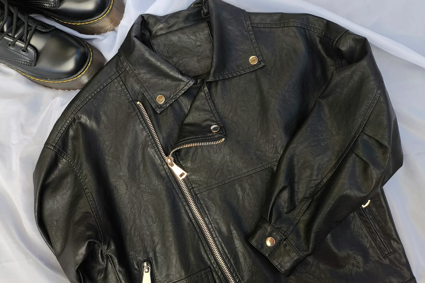 Lambskin Biker Blazer — Iconic